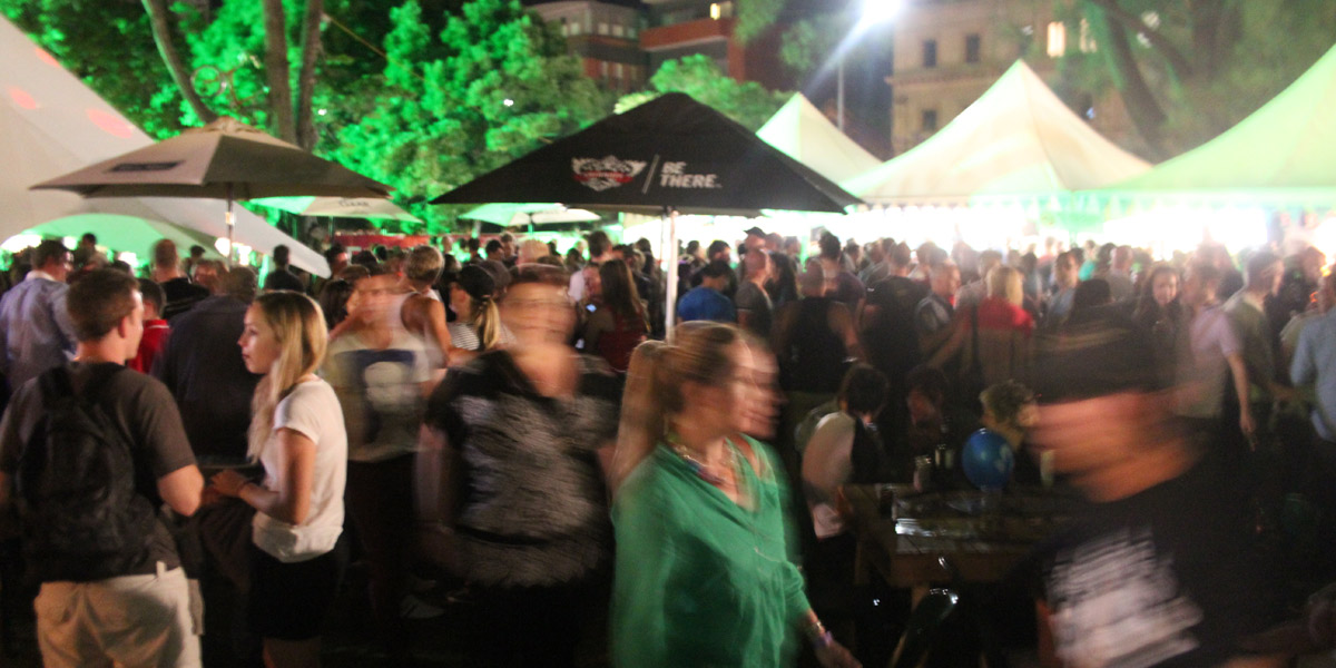 Feast opening night party. Photo: Ian Buckland