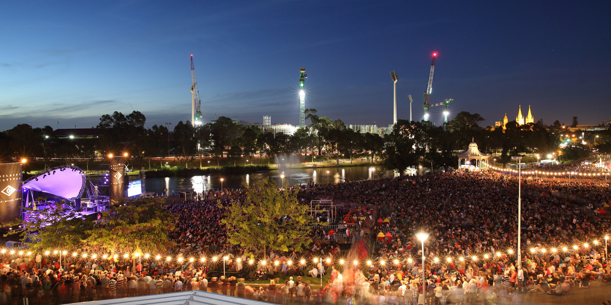 The 2014 Adelaide Festival will open with a free party in Elder Park. Photo: Tony Lewis