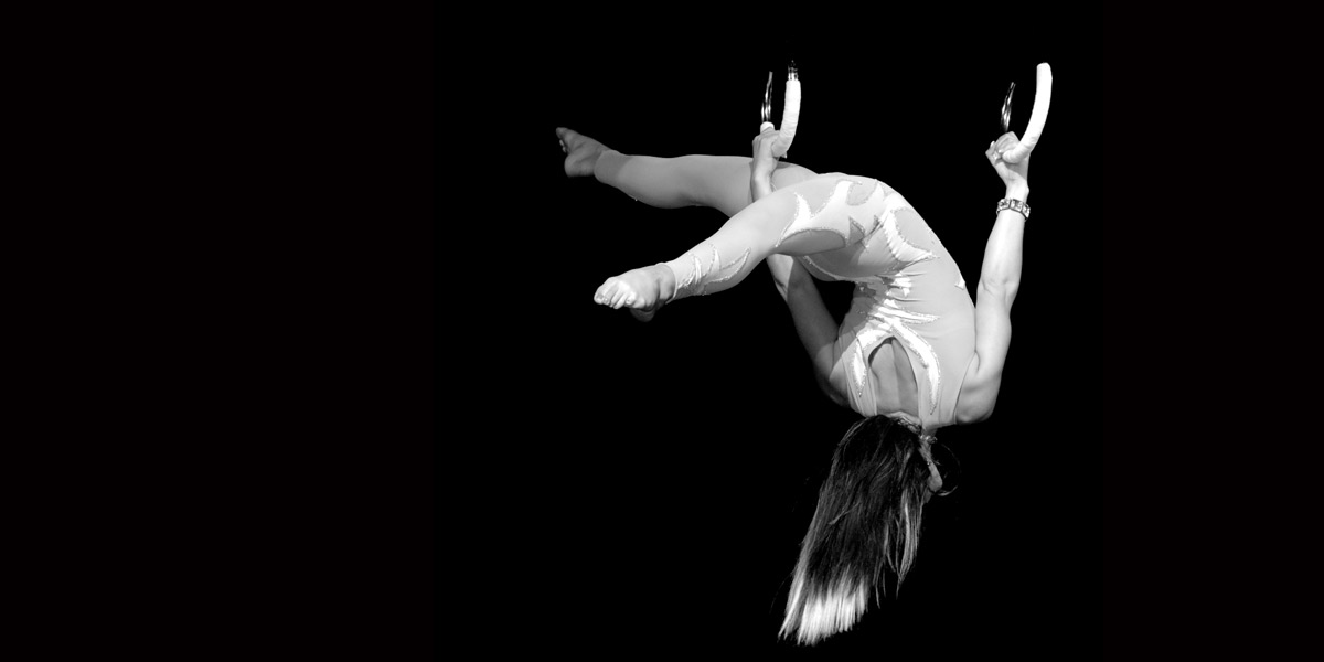 Roman rings: Silvers Circus is under the big top in Bonython Park.