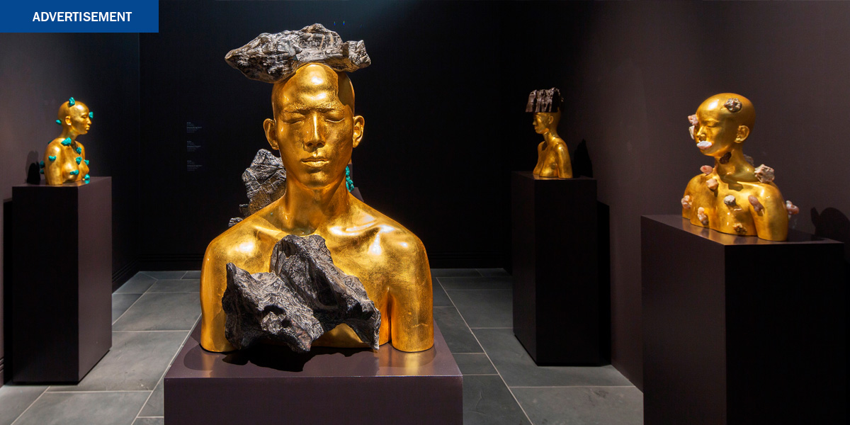 Installation view 2014 Adelaide Biennial of Australian Art: Dark Heart featuring Ah Xian, 2014, Art Gallery of South Australia