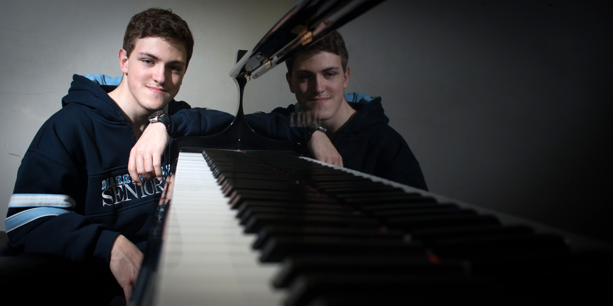 Thumbnail for Pianist earns chance to play with James Morrison
