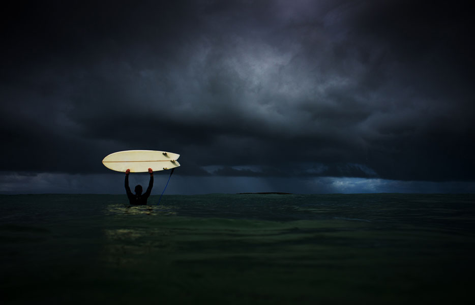 Photographer Che Chorley's 'The Sea and He', taken at Petrel Cove, will be part of his SALA exhibition 'The Sea and Me' at The Mill Gallery, Adelaide.