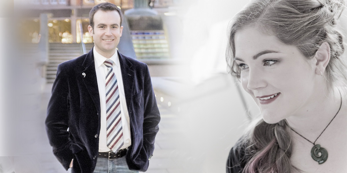 Pianist David Barnard and cellist Rachel Johnston.