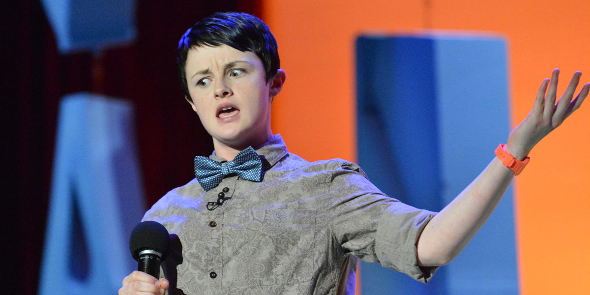 Comedian Demi Lardner.
