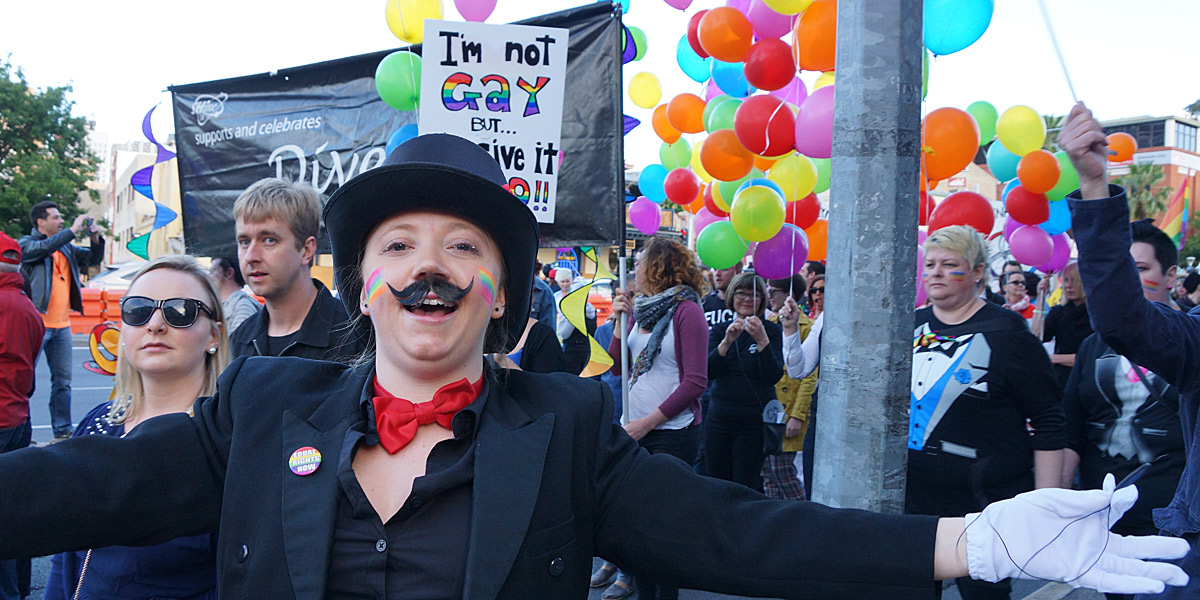 The annual Feast Festival Pride March.