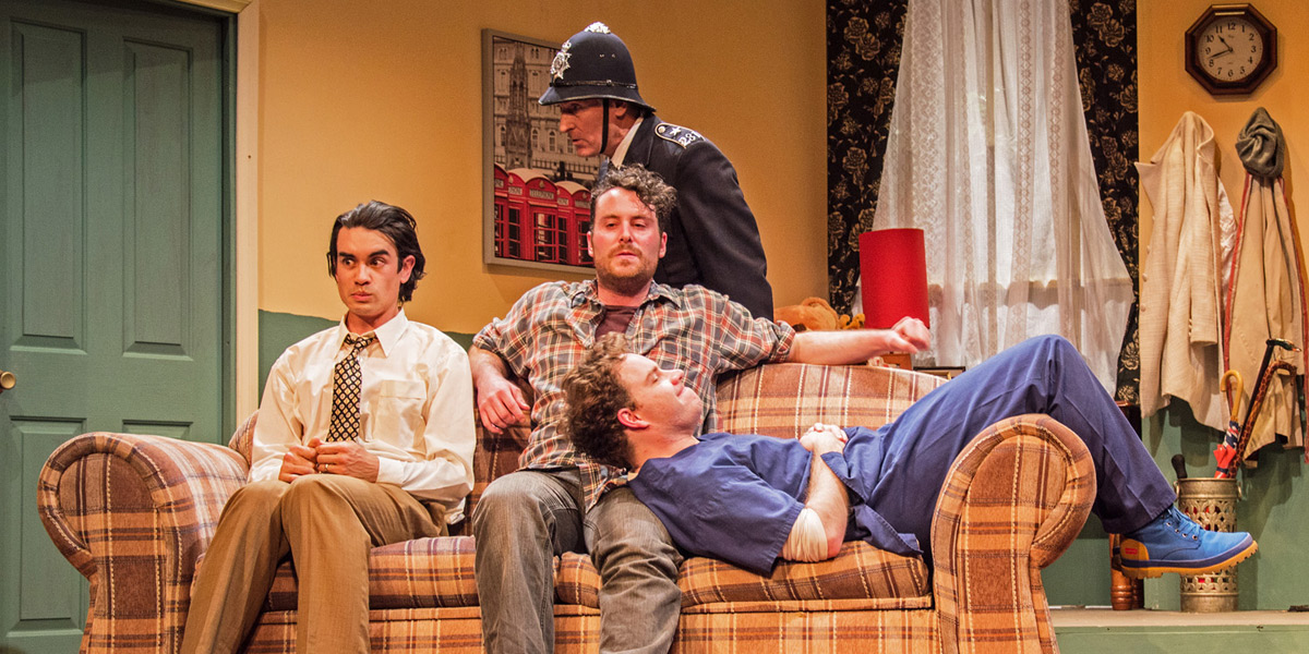 A scene from Adelaide Repertory Theatre's production of 'Tom, Dick and Harry'. Photo: Norm Caddick