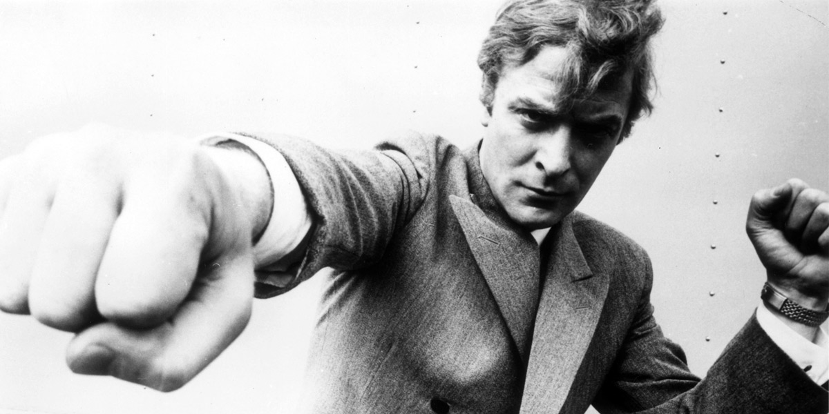 Actor Michael Caine in Get Carter.