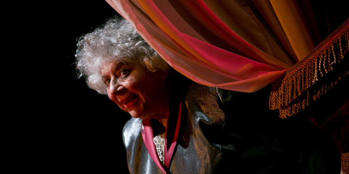 Miriam Margolyes gives a dazzling performance. Photo: Gavin D Andrews