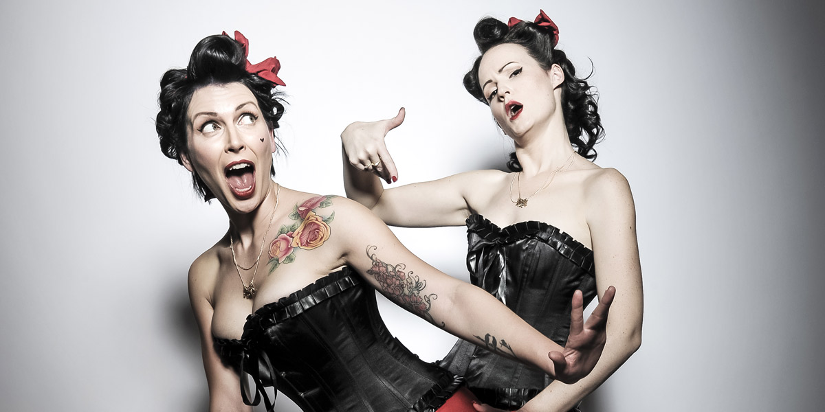 Titty Bar Ha Ha: 1940s glam meets modern-day comedy. Photo: Steve Ullathorne