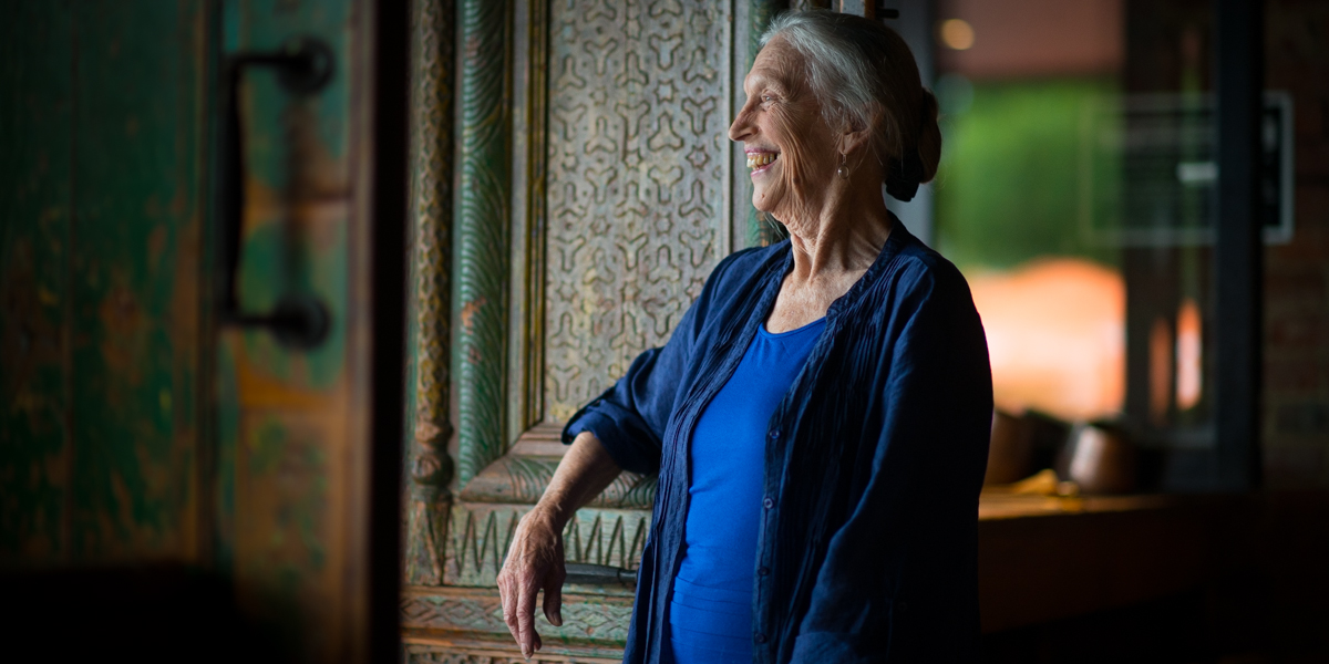 Elizabeth Cameron Dalman in Adelaide last week. Photo: Nat Rogers/InDaily