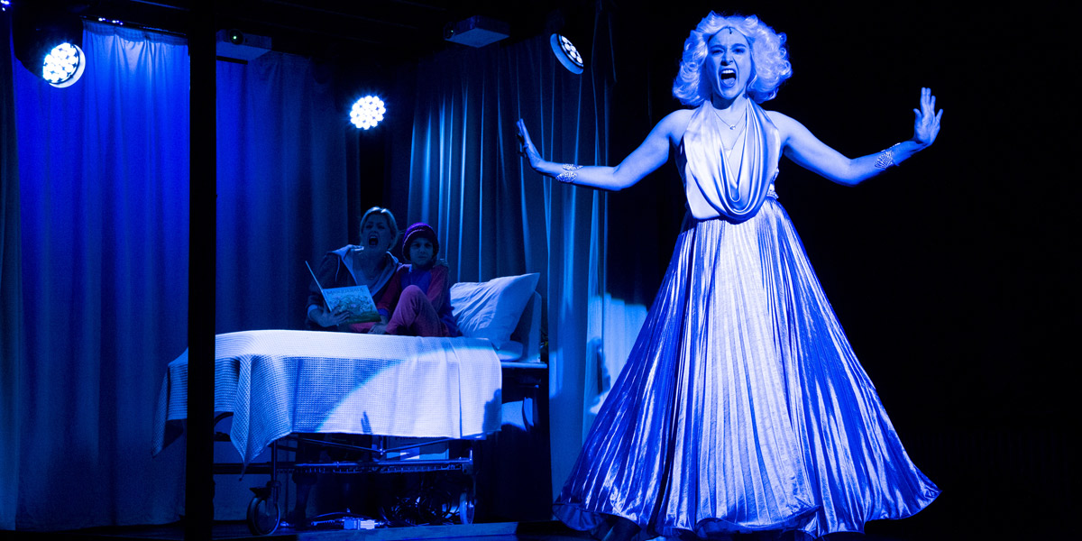A scene from new Australian play Masquerade. Photo: Brett Boardman