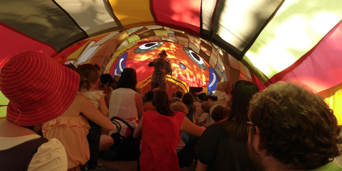 Thumbnail for Inflatable art spreads global messages