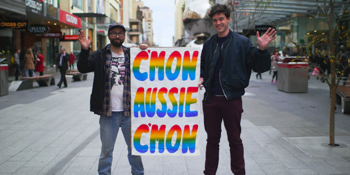 Thumbnail for Artists urge Aussies to c’mon support equality