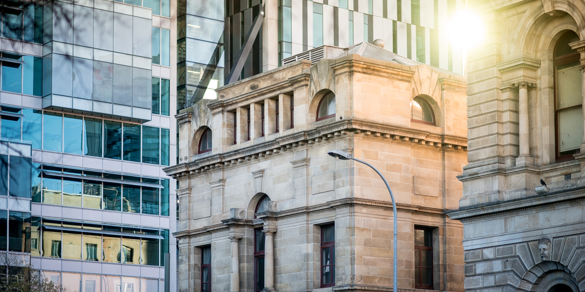 The heritage-listed former Telecom Trust building will host Tuxedo Cat performances at this year's Adelaide Fringe Festival. Photo: Nat Rogers/InDaily
