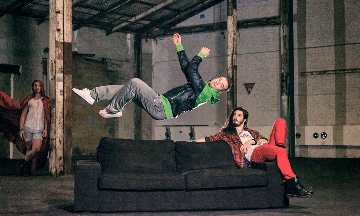 Rehearsing for ADT's Habitus. Photo: Chris Herzfeld / Camlight Productions