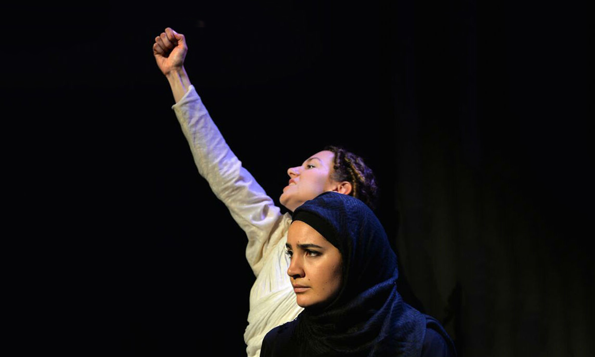 A scene from Echoes, to be presented at Holden Street Theatres.