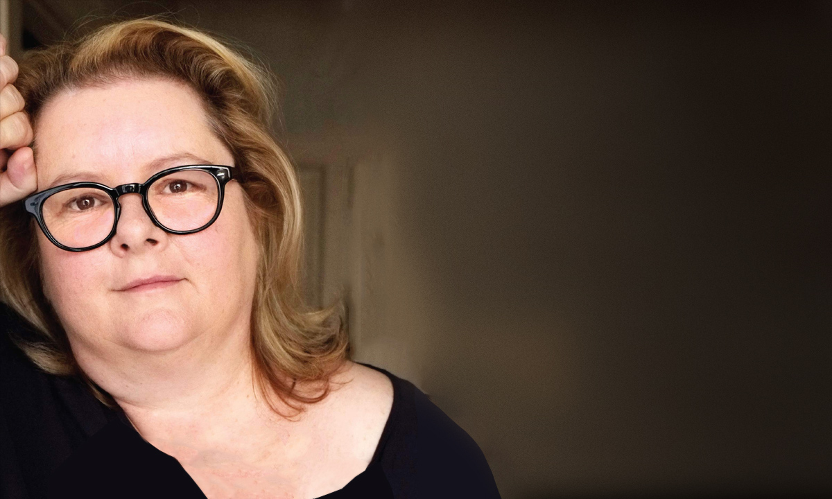 Magda Szubanski as she appears on the cover of her memoir, Reckoning.