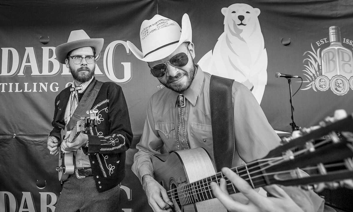 Zane Banks, left, playing with the Cruisin Deuces.