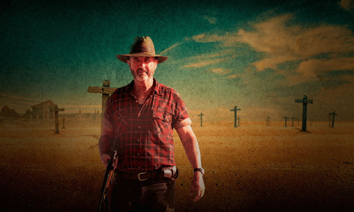John Jarrett as outback killer Mick Taylor. Photo: Stan