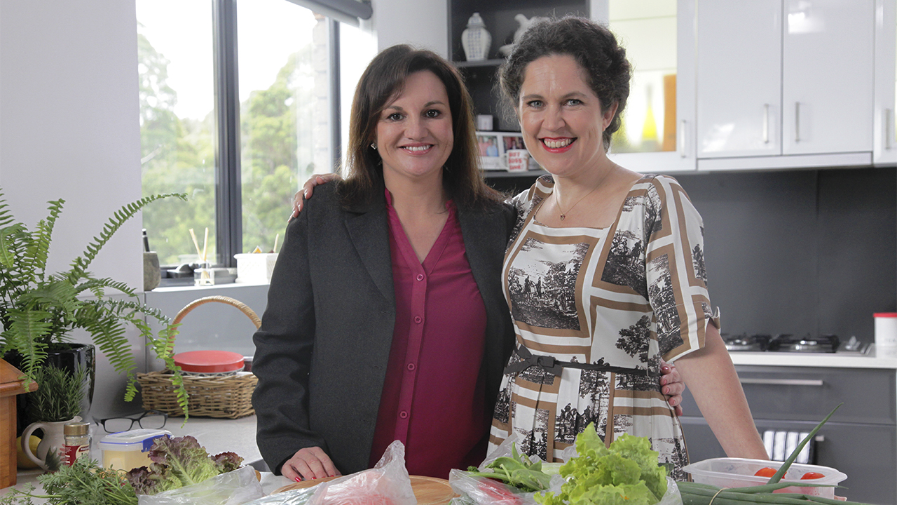 Senator Jacqui Lambie with Annabel Crabb on Kitchen Cabinet.