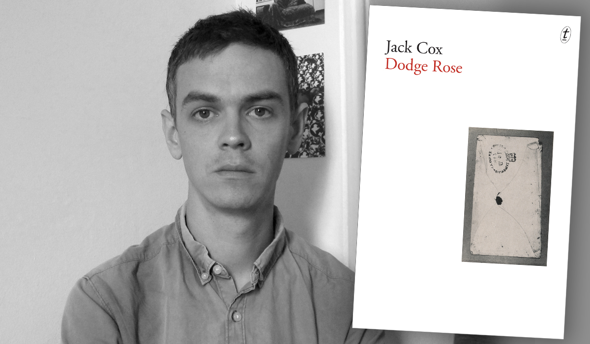 Young Sydney author Jack Cox and his much-talked-about book Dodge Rose. 