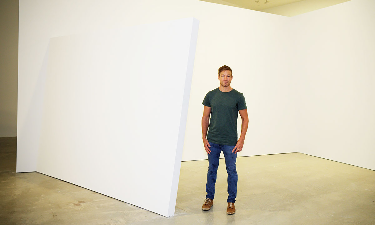 Thumbnail for Art meets architecture in gallery installation