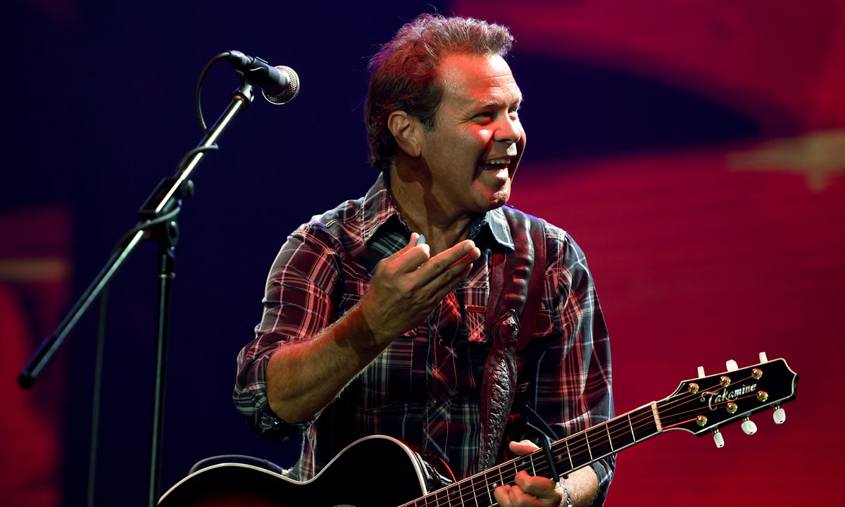 Troy Cassar-Daley, pictured at this year's Tamworth Country Music Festival, will launch his new book and album in Adelaide this week. Photo: AAP