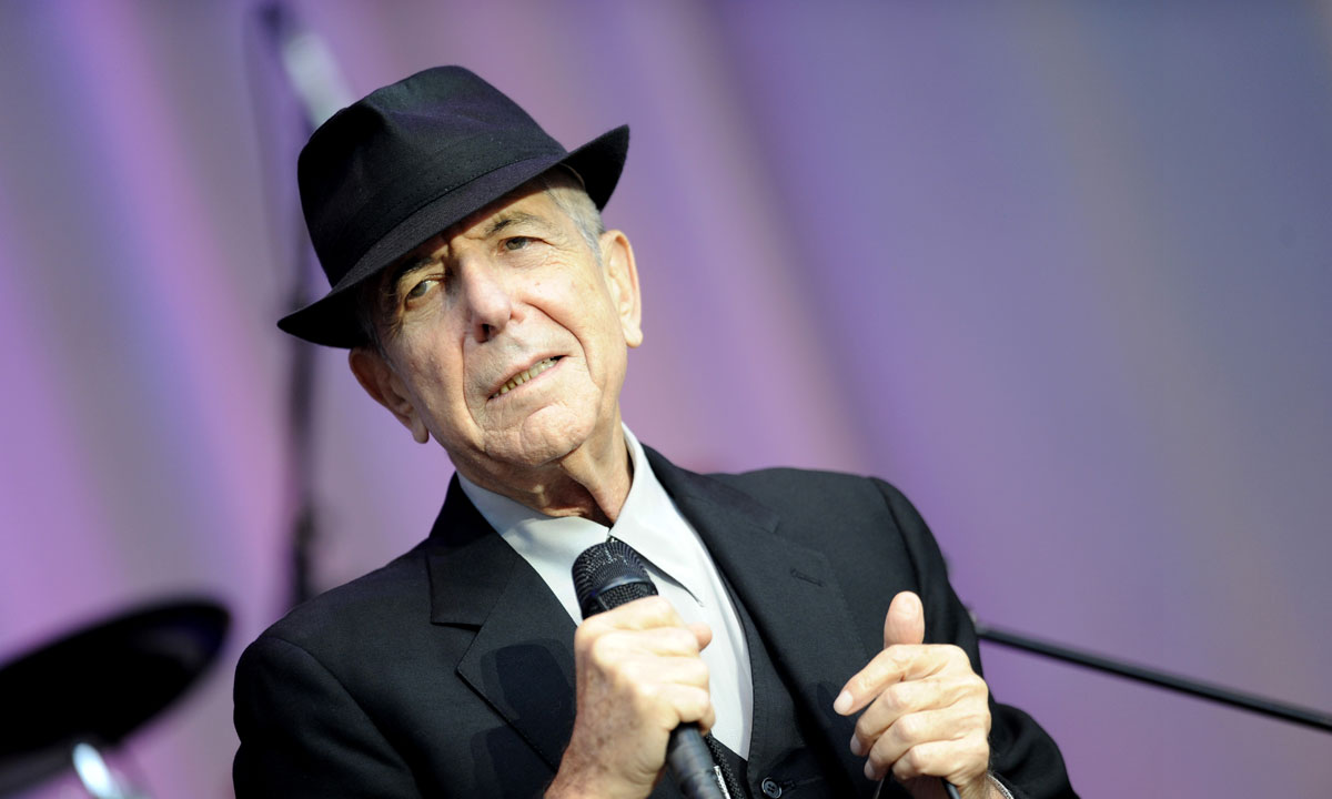 Leonard Cohen performing in Berlin in 2010. Photo: AP