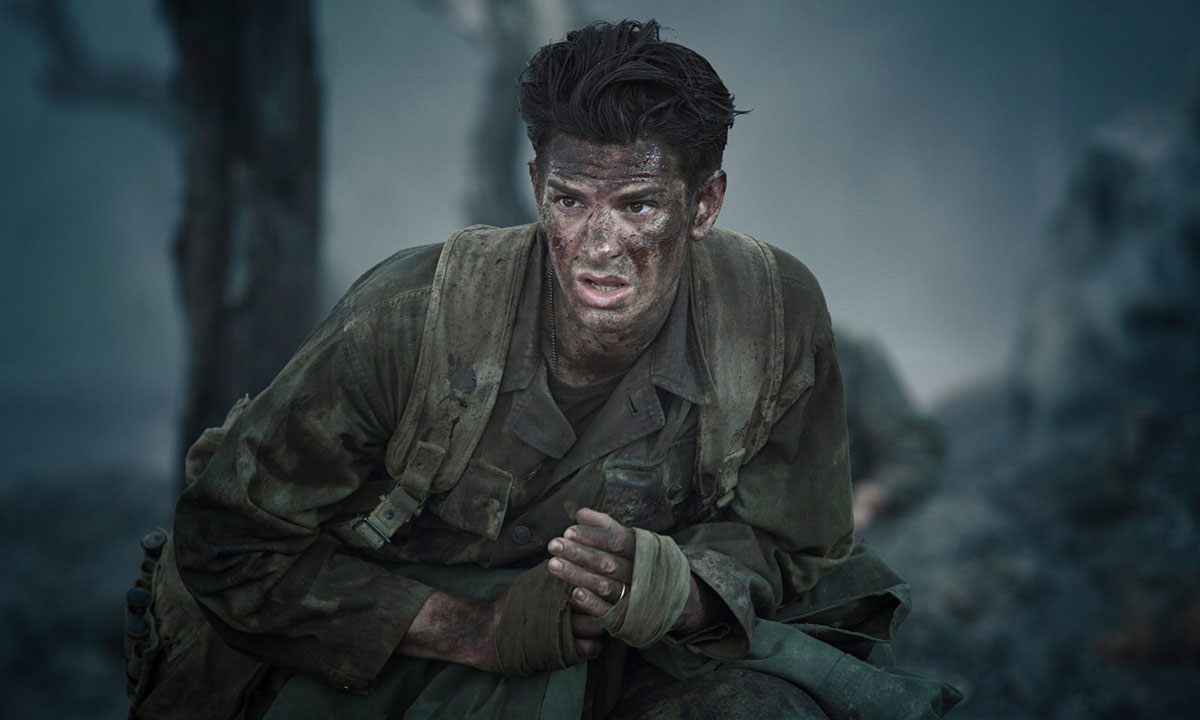 Andrew Garfield in Hacksaw Ridge.