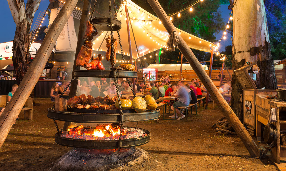 Pigs on Fire in the Garden of Unearthly Delights. Photo:  Andre Castellucci