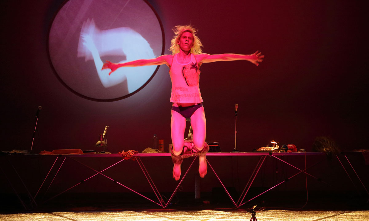 Silvia Calderoni in MDLSX at AC Arts. Photo: Tony Lewis / Adelaide Festival