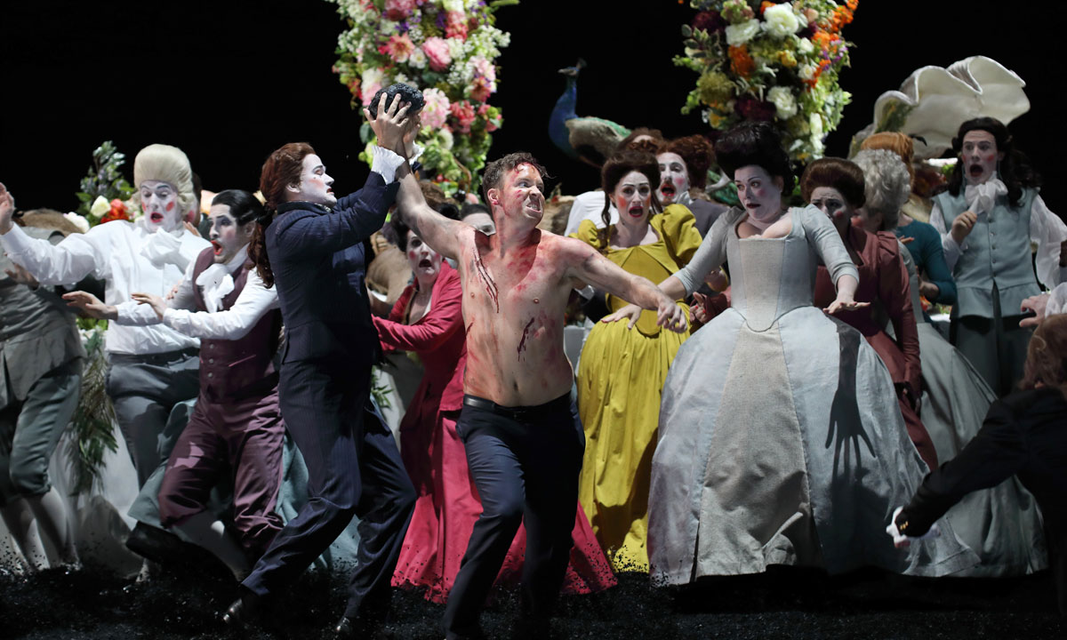 The production is redolent with imagery. Photo: Tony Lewis / Adelaide Festival
