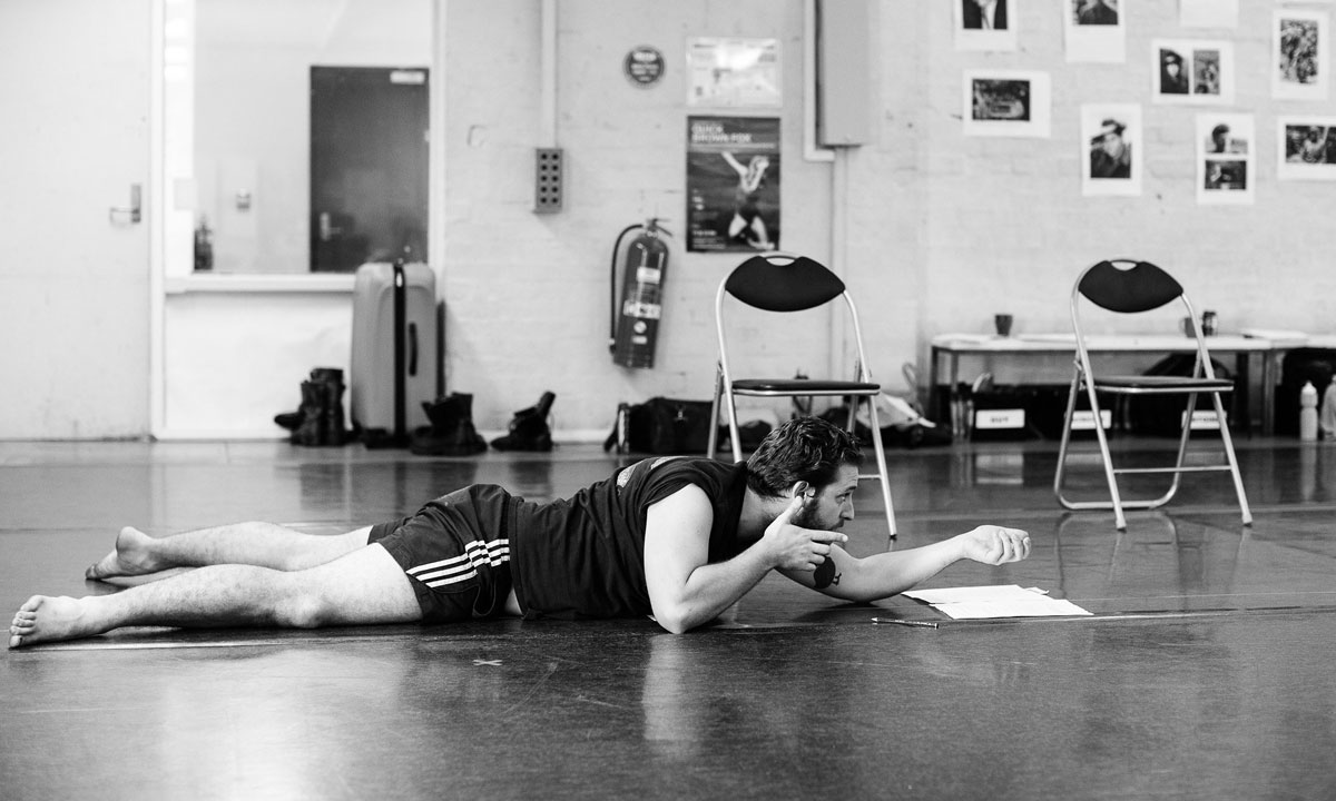 Rehearsals for Brink Productions' Long Tan. Photo: Kate Pardey