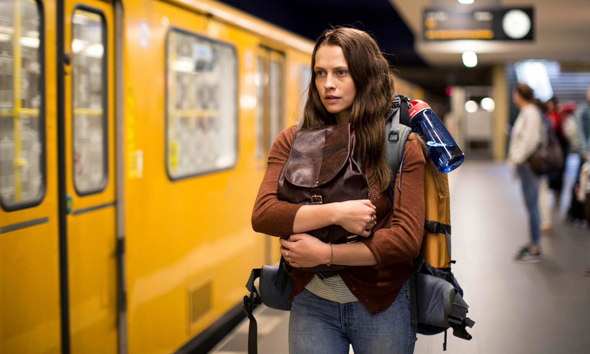 Teresa Palmer as tourist Clare in Berlin Syndrome.