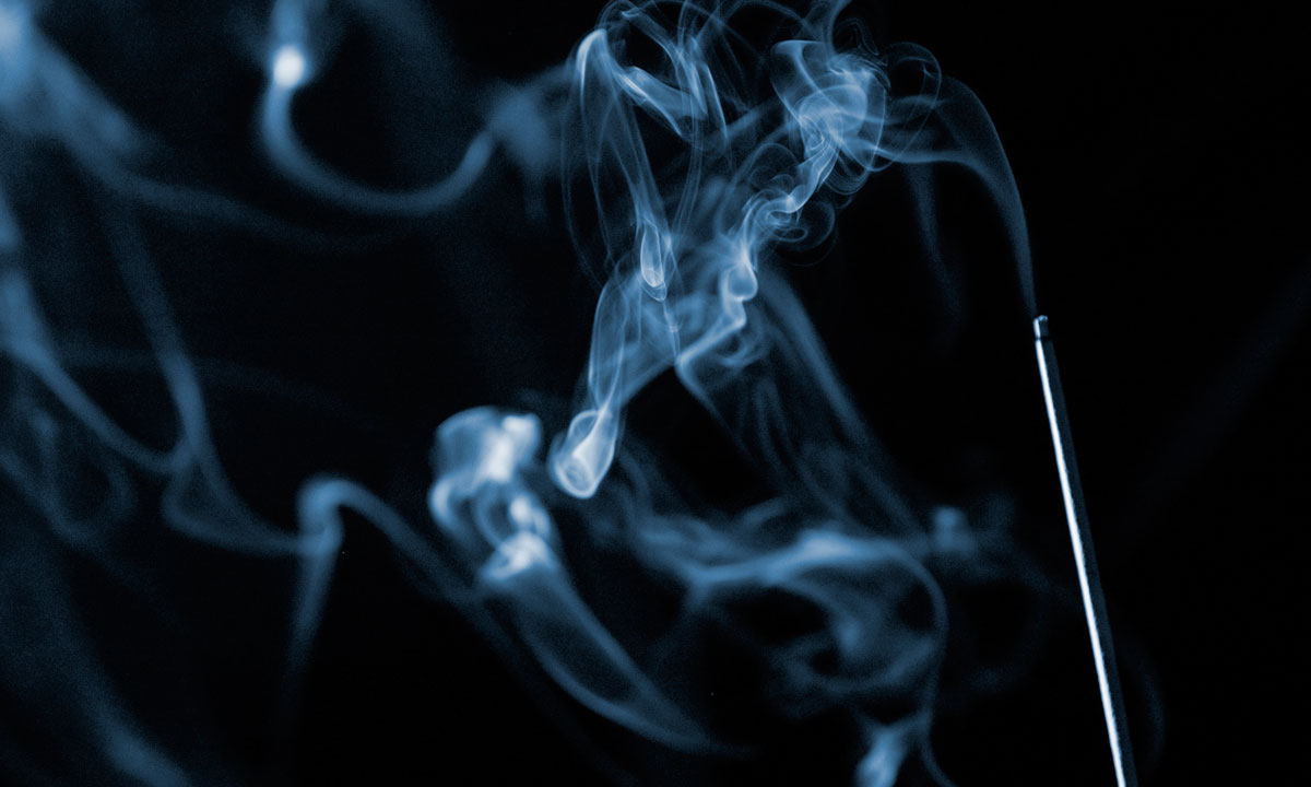 'Incense is dispersed for the soul ...'
