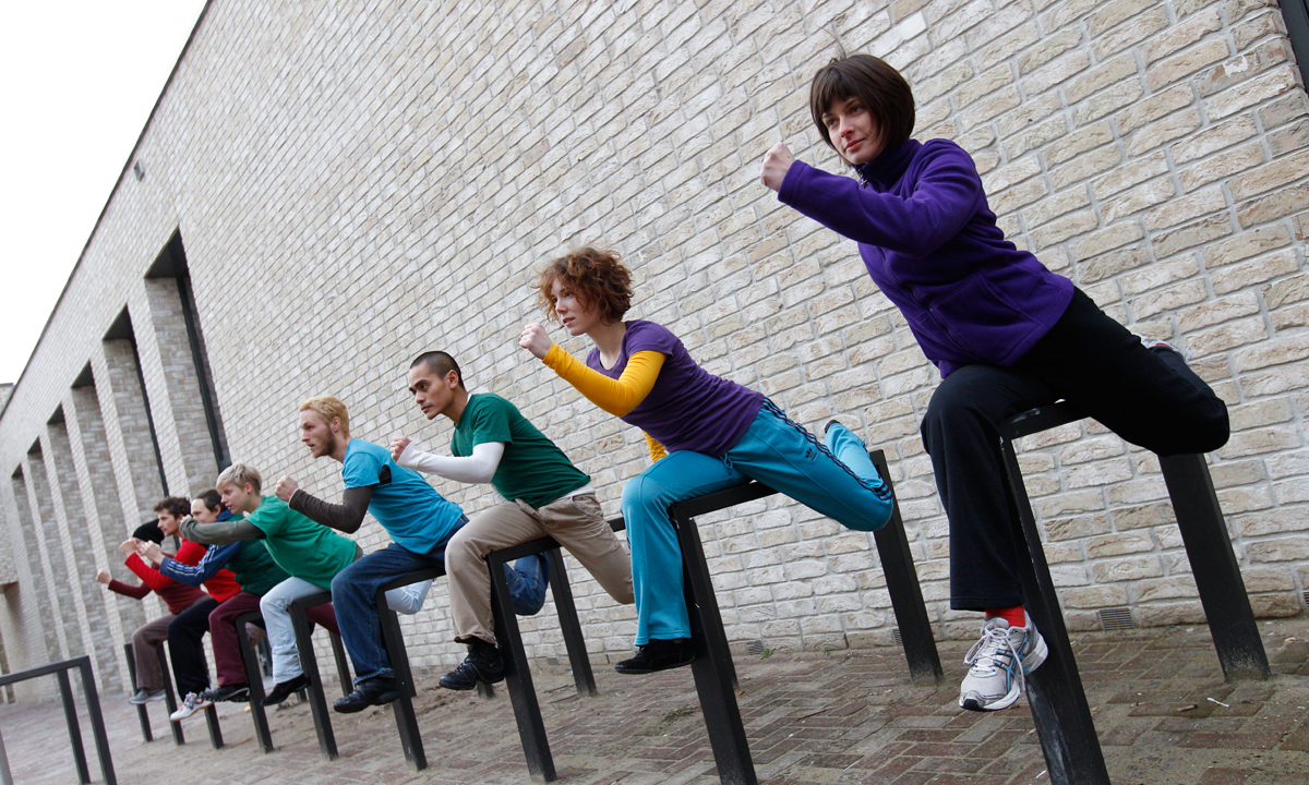 Arch8’s Tetris is part dance, part acrobatics.