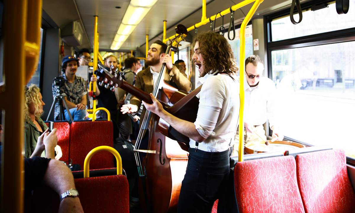Thumbnail for Music on the move during Umbrella festival