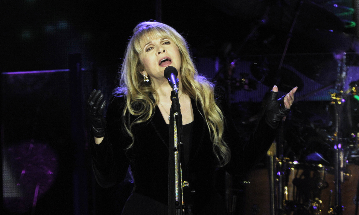 Stevie Nicks on stage in London. Photo: PA