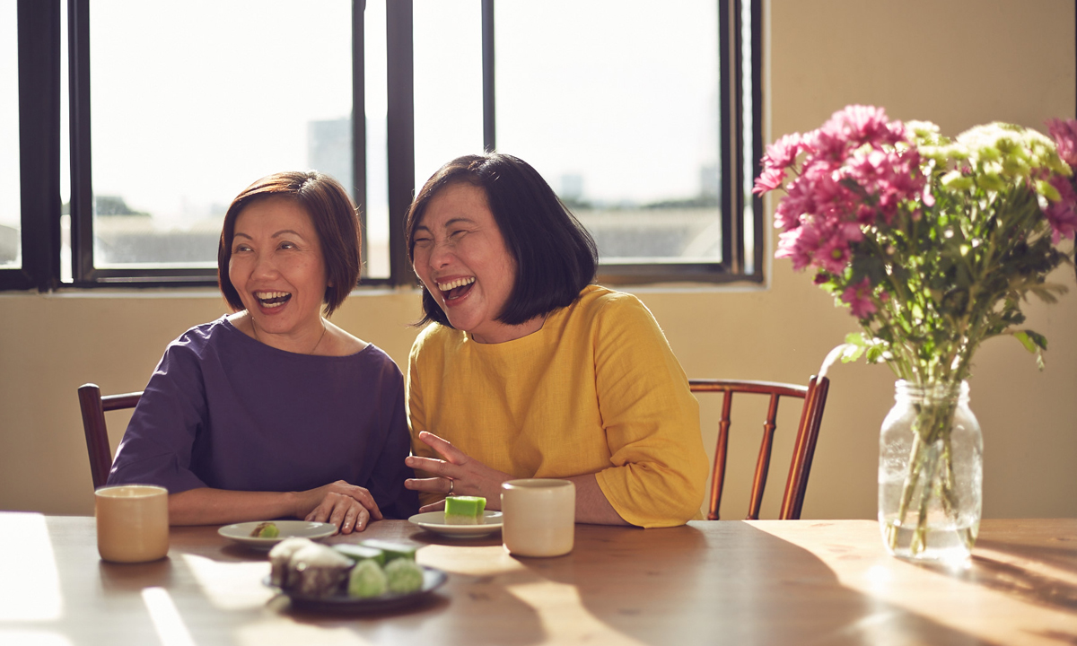 Claire Wong and Noorlinah Mohamed in Recalling Mother. Photo: Joel Lim