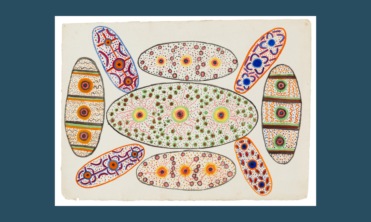One of two recently acquired Art Gallery of SA works attributed to Albert Namatjira.
