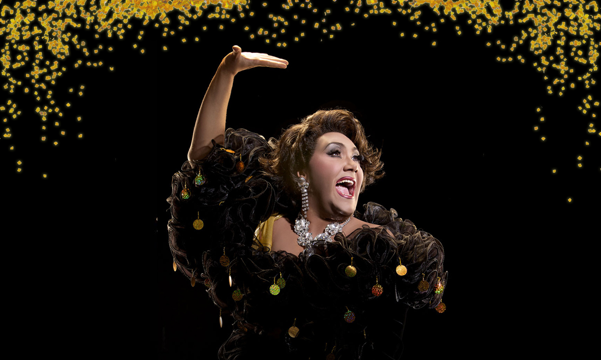 Trevor Ashley is performing Diamonds are for Trevor at Her Majesty's Theatre.