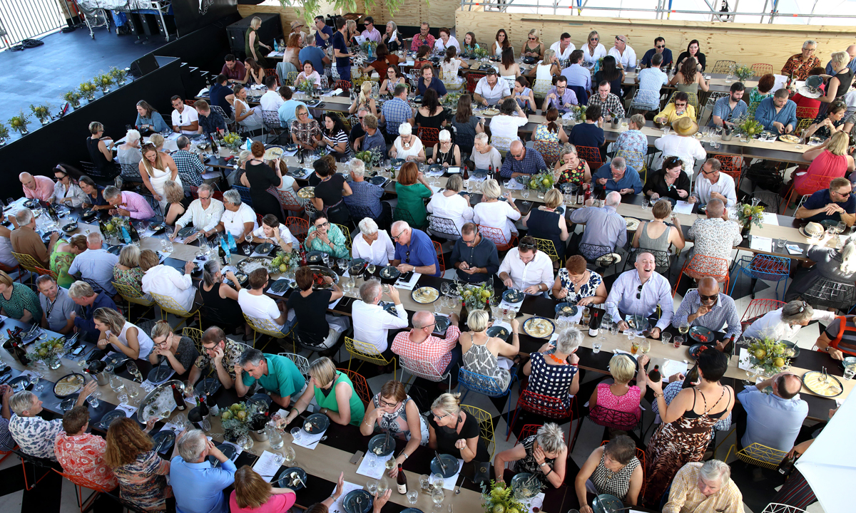 One of last year's Palais long lunches. Photo: Adelaide Festival 