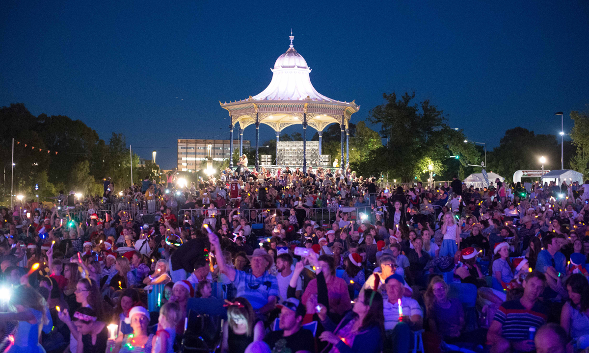 Carols by Candlelight in Elder Park.