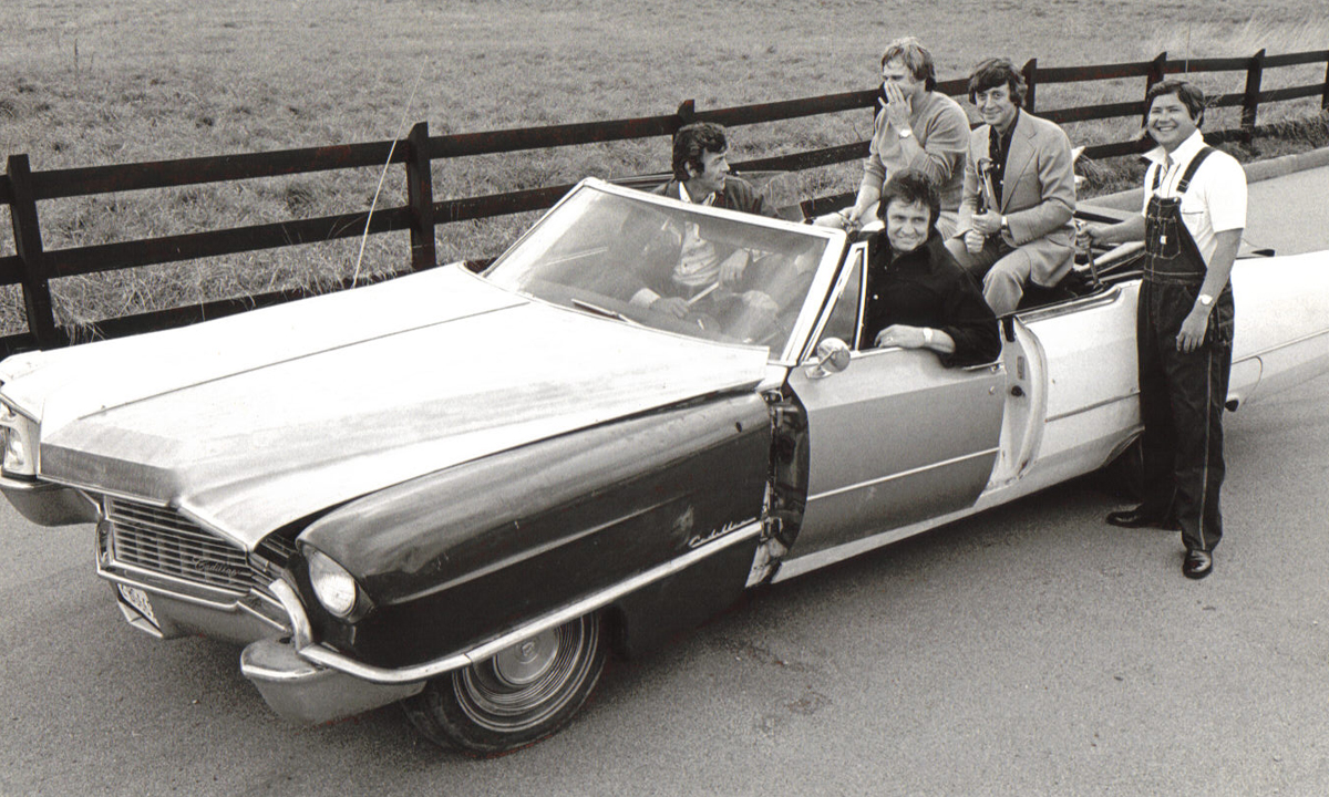 Johnny Cash (in the driver's seat). Photo: Wikimedia Commons