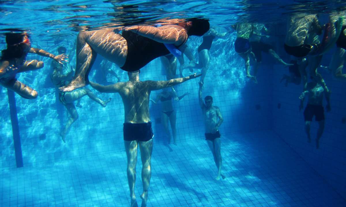 Wet Sounds in Helsinki's Olympic Pool.