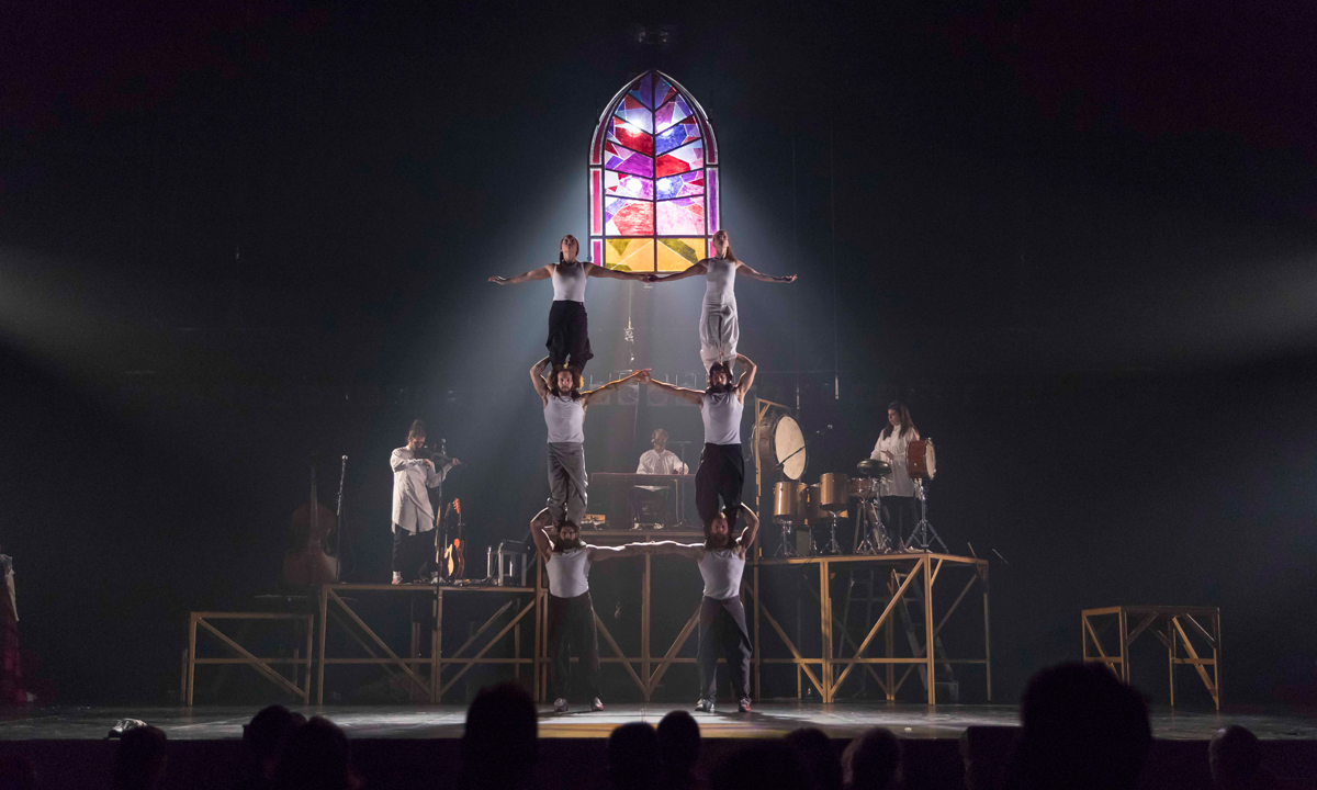 Cirque Alfonse's Fringe show Tabarnak. Photo: Nicolas Descoteaux