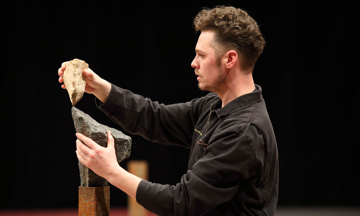 Nick Steur presents Freeze! at Adelaide's Granger Studio. Photo: Tony Lewis / InDaily