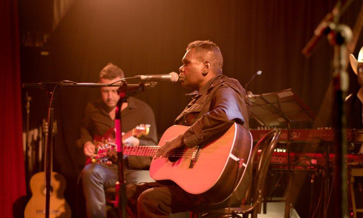 A still of Gurrumul from the new documentary. Photo: Madman Entertainment