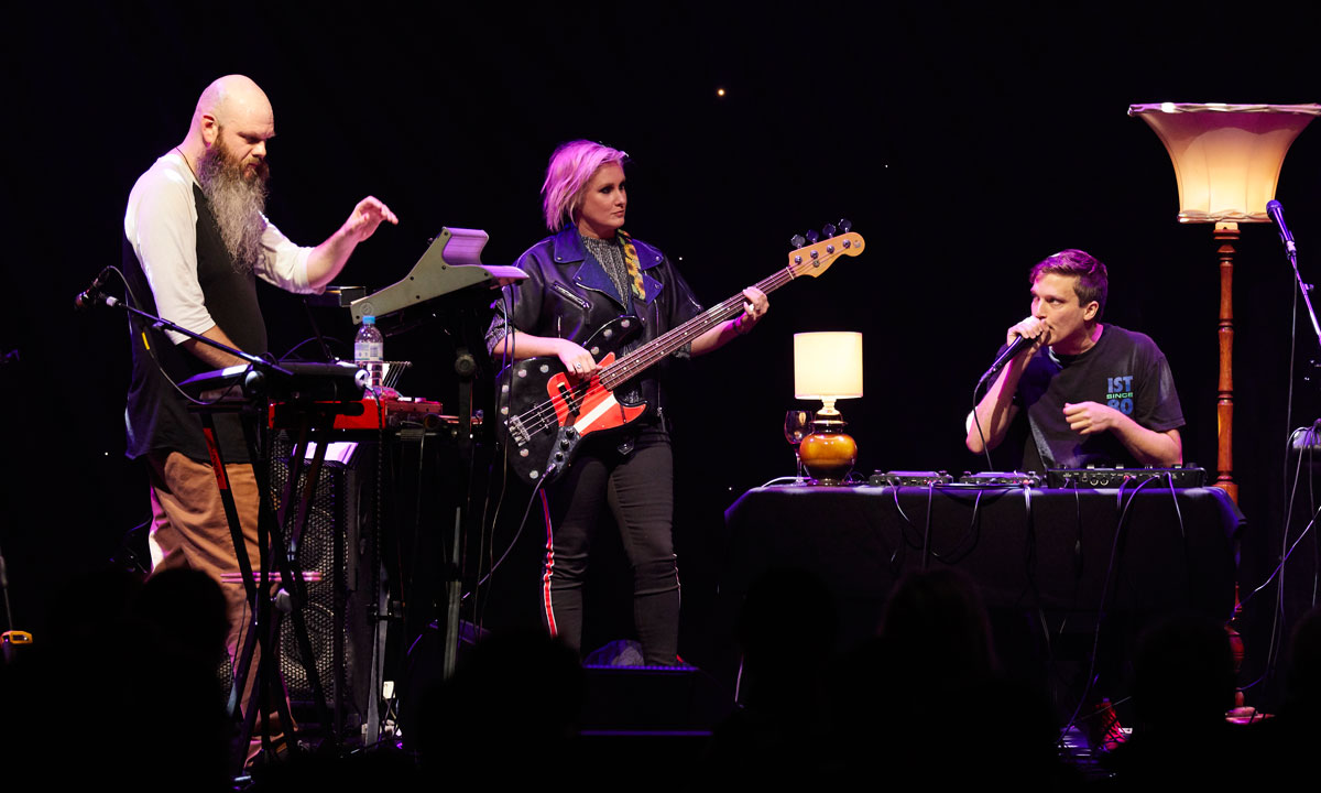 Adam Page, Emma Pask and Tom Thum. Photo:  Photo: Claudio Raschella