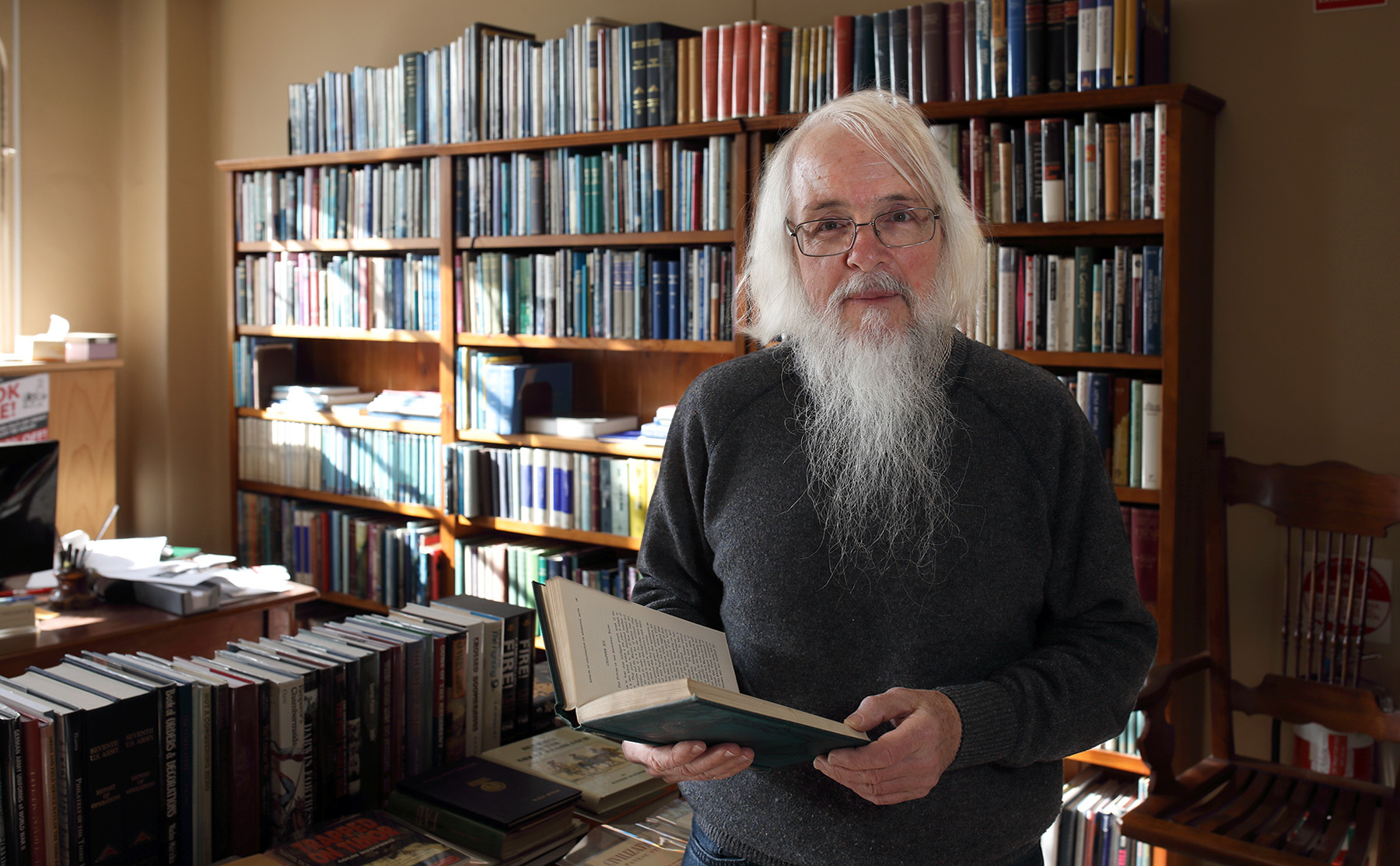 Michael Treloar: I'm interested in looking inside books. Photo: Tony Lewis / InDaily